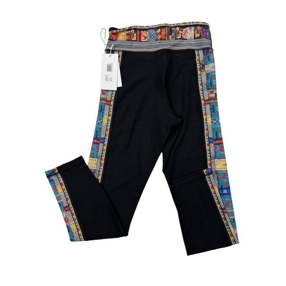 Johnny Was - Beatrice Bee Active Sports Bra, Leggings & Windbreaker in Black Mul - Picture 7 of 11